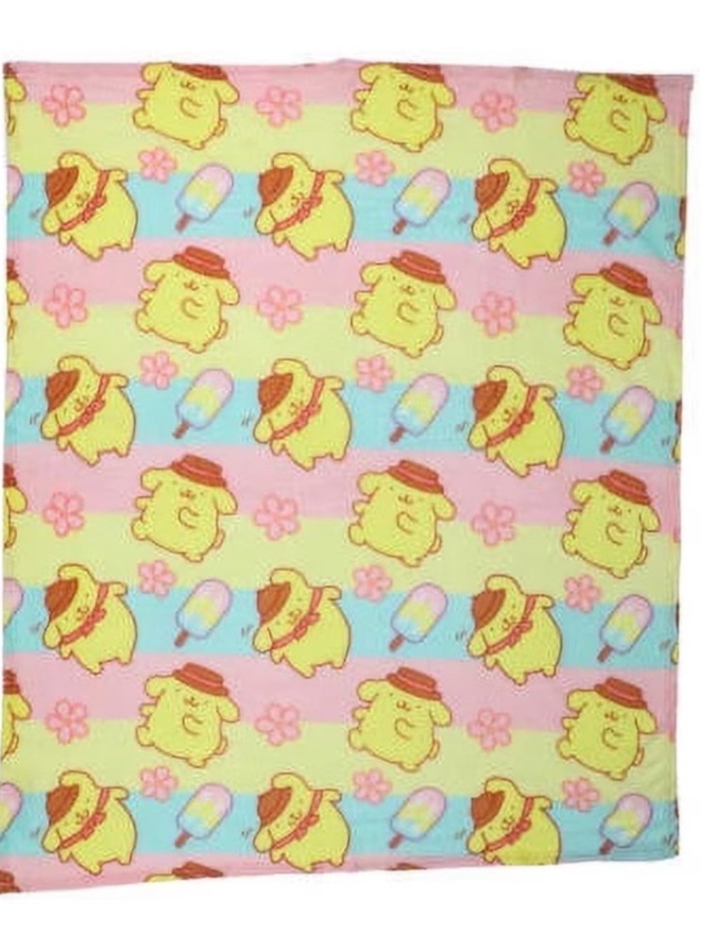 Sanrio Hello Kitty And Hot Air Balloons Plush Throw Blanket, 40 in x 50 in